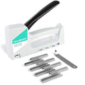 Eco-Friendly HAUSHOF Light Duty Staple Gun, Upholstery Staple Gun with Collection