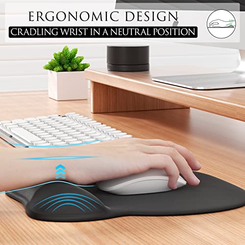 MROCO Ergonomic Mouse Pad with Gel Wrist Rest, Essentials